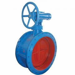 The butterfly plate of the soft seal butterfly valve is installed in the diameter direction of the pipe